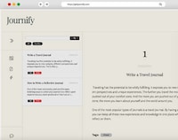 Intuitive Digital Journaling