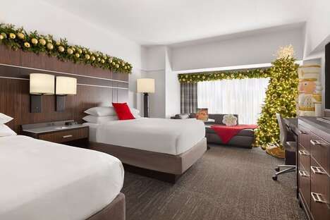 Festively Decorated Hotel Suites