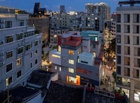 Colorful Rooftop Unified Buildings Image 3