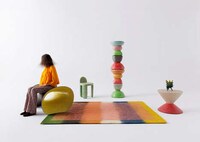 Reversible Colorful Felt Rugs Image 3
