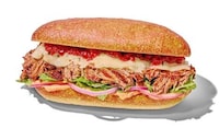 Festive Cranberry Relish Hoagies Image 1