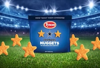 Star-Shaped Football Appetizers Image 1
