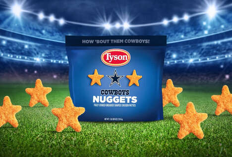 Star-Shaped Football Appetizers