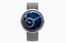 Indigo-Dyed Silk Dial Timepieces