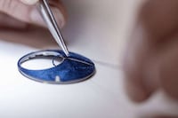 Indigo-Dyed Silk Dial Timepieces Image 4