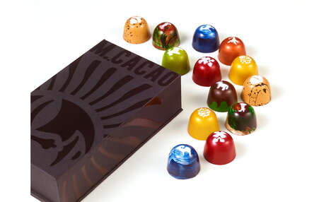 Cheese-Infused Luxury Chocolates