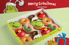 Festive Grinch-Inspired Doughnuts