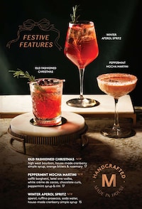 Festive Peppermint Mocha Martinis Image 1