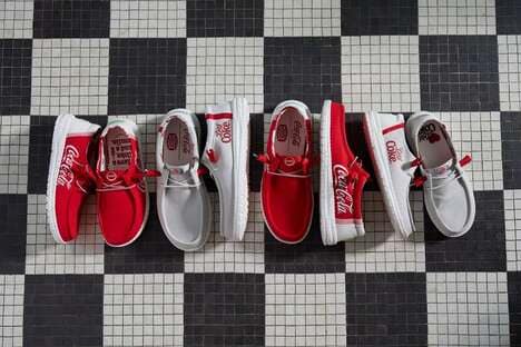 Vibrant Soda-Inspired Footwear