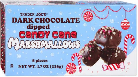 Candy Cane-Coated Marshmallows