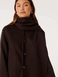 Cozy Scarf Coats Image 2
