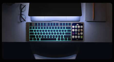 Multitouch OLED Keyboards