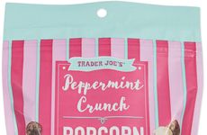 Seasonal Peppermint Crunch Popcorns