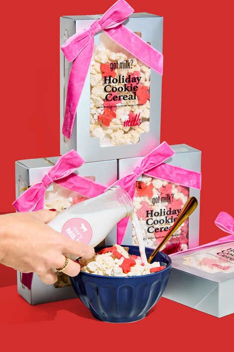 Festive Peppermint Cereals