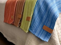 Modern Stripe Throw Blankets
