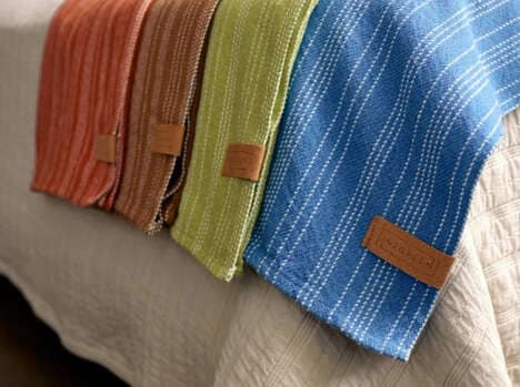 Modern Stripe Throw Blankets