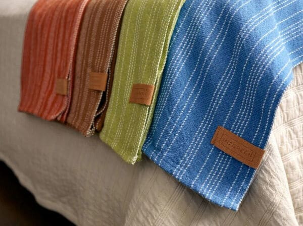 Modern Stripe Throw Blankets