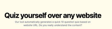 AI Comprehension Testers