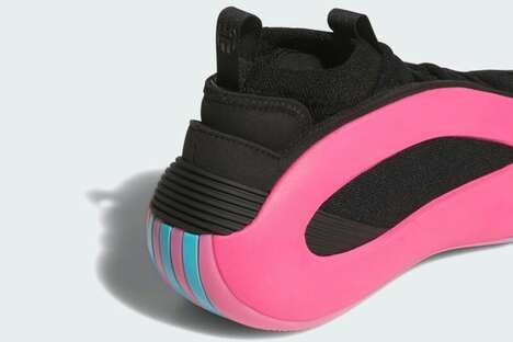 Hot Pink Basketball Sneakers