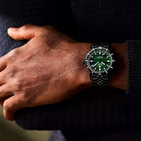 Moody Malachite Stone Timepieces Image 1