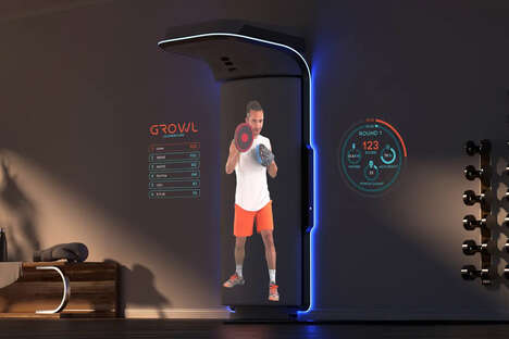 Physically Challenging Boxing Projectors