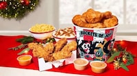 Festive Fried Chicken Meals Image 1