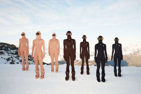 Neutral Skintight Skiwear Collections