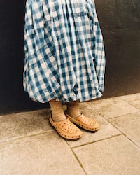 Patterned Floral Gardening Clogs Image 2