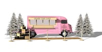 Soft-Pink Chocolate-Brand Trucks