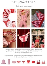 Festive Candy-Inspired Undergarments