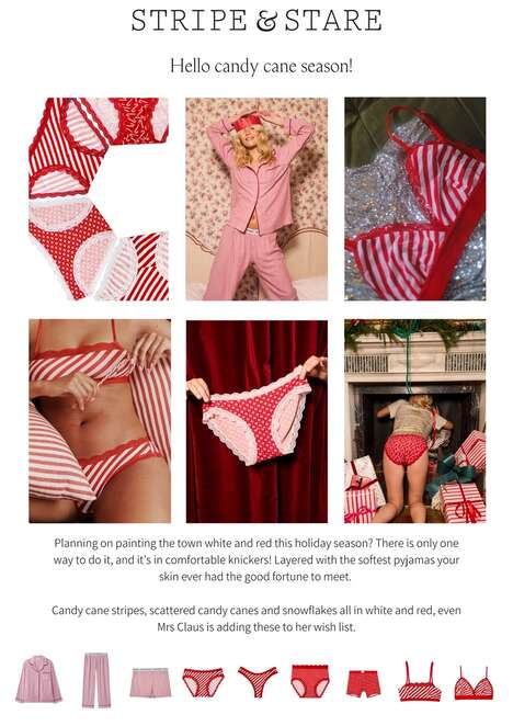 Festive Candy-Inspired Undergarments