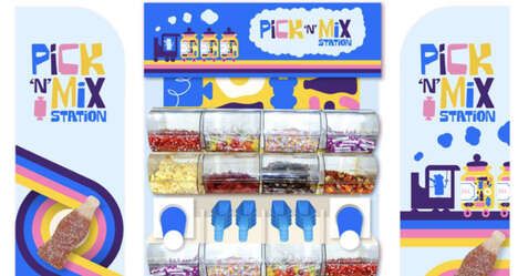 Easy-to-Shop Candy Stations