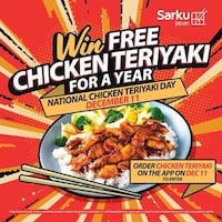 Complimentary Chicken Teriyaki Promotions Image 1