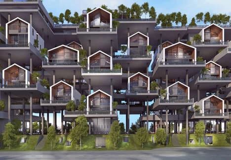 High-Rise Villa Housing Typologies