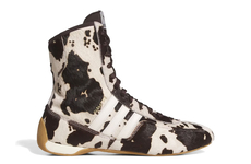 Cow Print High-Top Shoes