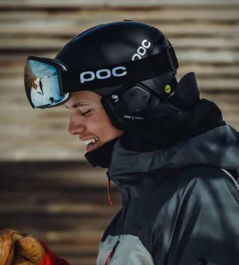 Protective Communication Ski Helmets