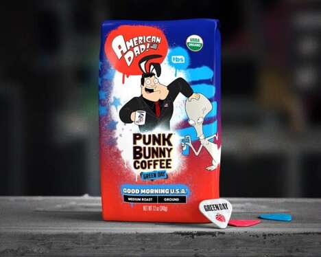 Cartoon-Inspired Coffee Blends