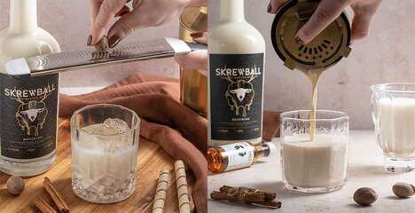 Creamy Eggnog-Infused Whiskeys