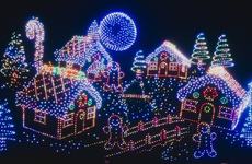 Drone-Created Gingerbread Light Shows