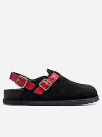Snake-Inspired Textural Clogs Image 1
