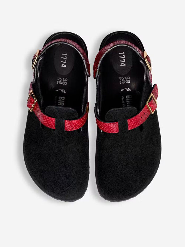 Snake-Inspired Textural Clogs Image 2