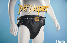 Quilted Leather Novelty Diapers