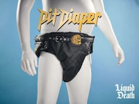 Quilted Leather Novelty Diapers Image 1