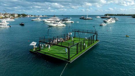 Floating Sustainable Padel Courts