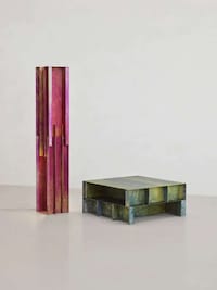 Wrinkled Plastic Film-Wrapped Furniture Image 1