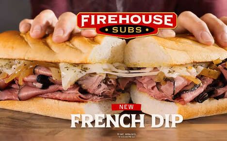 Dippable Roasted Beef Sandwiches