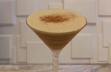 Homemade Chai Syrup Martinis