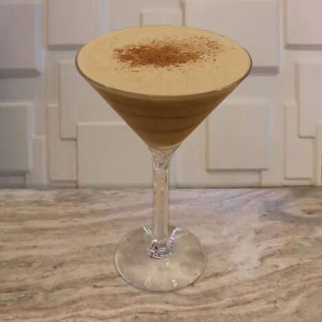 Homemade Chai Syrup Martinis