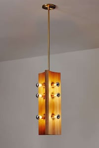 Skateboarding-Inspired Wood Lamps Image 1
