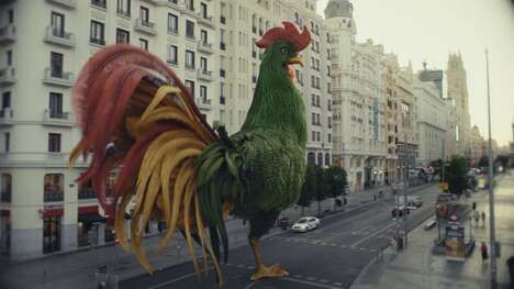 Gigantic Rooster Breakfast Campaigns